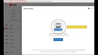 2531. Mac refused my video upload+Malware is very loud for a long time