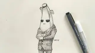 How To Draw Agent Peely NEW 