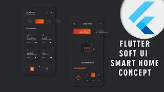 Flutter Smart Home UI App Concept ~ Speed Code
