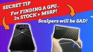 A SECRET.. DO THIS to get Nvidia RTX GPU IN STOCK! Scalpers will be SAD