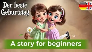 BEGIN LEARNING GERMAN with a Simple Story (The Best Birthday)