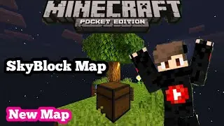How To Download SkyBlock Map In Minecraft PE In HINDI