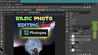 Basic Editing Tips with PhotoPea | Selection, Masking, Healing, Clipping Mask