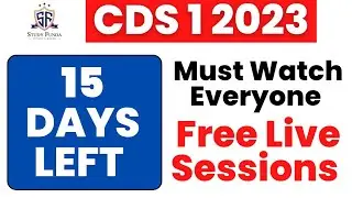 15 Days left for CDS 1 2023 - Yes App Officier Ban rahe hain 