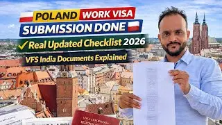 Poland Work Visa Submission Done 🇵🇱| Real Updated Checklist 2026 | VFS India Documents Explained