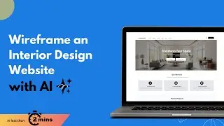Wireframe an Interior Design Website under 2 minutes | MockFlow Genius AI