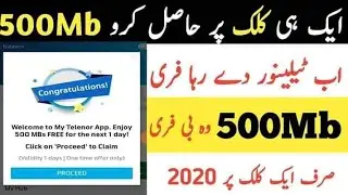 500Mb free internet  on Telenor sim