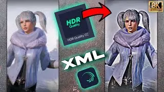 Hdr CC XML / Preset 💜 Alight Motion 🥵 PUBG Mobile || Bgmi