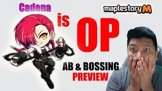 Maplestory m - New Class Cadena is OP! AB Farming and Bossing Preview
