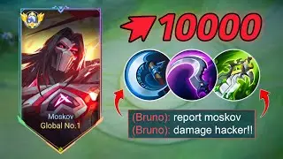 FINALLY!! NEW MOSKOV ONESHOT BUILD IS HERE!🔥 (INSANE DAMAGE) | MOSKOV BEST BUILD AND EMBLEM 2024
