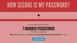 🗝️HOW SECURE IS MY PASSWORD🗝️.  Check your PASSWORD STRENGTH