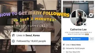 HOW TO GET MANY FOLLOWERS IN JUST 2 MINUTES 🌈🌈 // EASY METHOD 🧸🧸