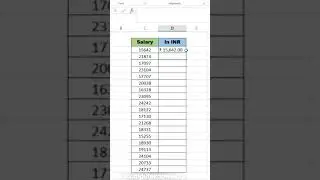 Excel Tips and Tricks| #excel #shorts #excelformula