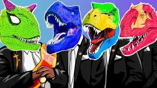 Dinosaurus Jurassic World Dominion: Mosasaurus, Gidorah,Kingkong,Sirenhead - Coffin Dance Meme Cover