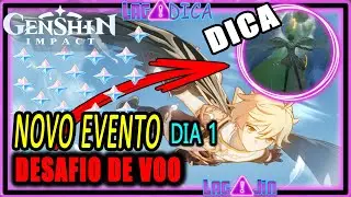 EVENTO DESAFIO DE VÔO DIA 1 BRISAS E PÁSSAROS Genshin impact