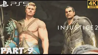 INJUSTICE 2 PS5 WALKTHROUGH GAMEPLAY PART 9 - THREE KINGS / No Commentary