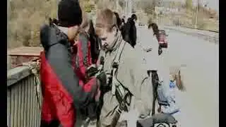 Джампинг, прыжок с моста Хортица боец Сириуса