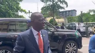Sanwo-Olu Resumes Work, Arrives State’s Civil Service Commission In Armored Lexus LX 600 Worth N300m