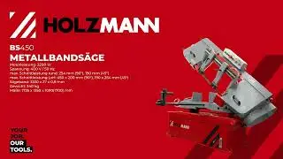 Holzmann BS450 400V metallivannesaha