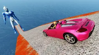 Epic High Speed Cars Jumps Crashes BeamNG Drive