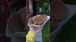 Дачные овсяные печеньки на сковородке. По виду котлеты, по вкусу кекс.