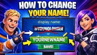 Fortnite: How to Change Your Name (Epic Display Name)