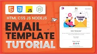 Create an HTML Email Template with HTML & CSS