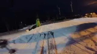 Крепление GoPro на лыжном ботинке