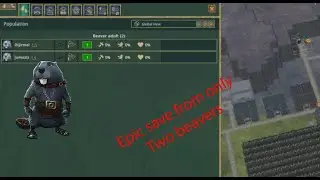 Epic save from only two beavers on Timberborn