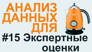АНАЛИЗ ДАННЫХ #15 Согласованность мнений экспертов