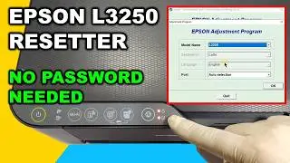 Epson L3250 Ink Pad Resetter (No Password Needed)