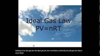 Ideal Gas Law Lesson