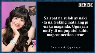 CALISTA - Ugnayan (Remix) Lyrics (Framed)