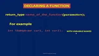 Functions in C (தமிழில்) / Introduction to Functions in C