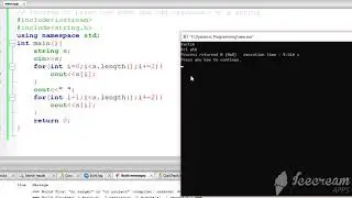 Even and Odd Character of a String in C++