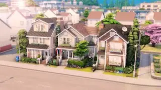 3 Realistic Homes, 1 lot🌷// The Sims 4: Speed Build // No CC