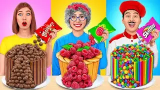 Reto De Cocina Yo vs Abuela | Desafío de Decoración de Pasteles por Multi DO Challenge