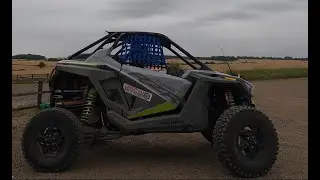 Driving the Polaris RZR Turbo R at Langley Park Rally School