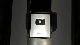 Silver Play Button Unboxing