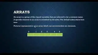 Java - Arrays - One dimensional and Multi dimensional array #java #Arrays