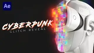 Digital Glitch Reveal Logo Animation After Effects | Urdu