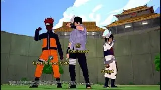 NARUTO TO BORUTO: SHINOBI STRIKER ACCURATE SASUKE BUILD UP VS REAL SASUKE