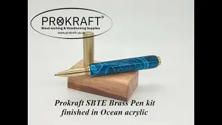 SBTE Solid Brass Pen Kit & little stand