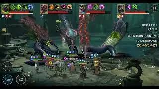 Raid Shadow Legend 2024 Post Hydra Buff Rotation 2 Hard 1 Key Comp #5