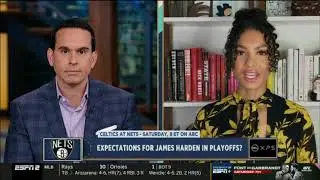 NBA The Jump today 20 May 21 Jackie MacMullan debate Expectations for James Harden in playoffs