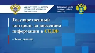 Красникова А.А. Ространснадзор. Контроль за соблюдением требований по размещению информации в СКДФ