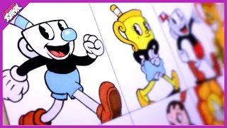 Drawing Cuphead Game👀/ Mugman / Ms. Chalice / Cuphead / The Delicious Last Course / speedpaint
