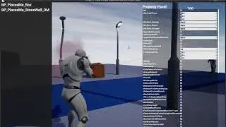 UE4 FPS Game master property editor