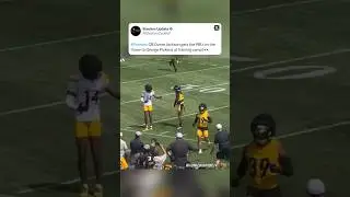 George Pickens & Donte Jackson 1-on-1 at 