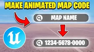 HOW TO MAKE ANIMATED MAP CODE UI IN UEFN